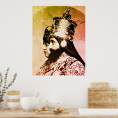 Poster Haile Selassie Jah Rastafari Rasta Reggae Roots (Cuisine)