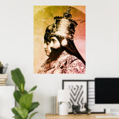 Poster Haile Selassie Jah Rastafari Rasta Reggae Roots (Bureau à domicile)