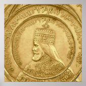 Poster Haile Selassie Jah Rastafari Reggae Rasta Roots (Devant)