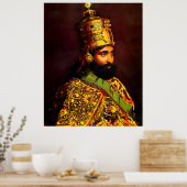 Poster Haile Selassie - LUI - Rastafari - Carte postale (Cuisine)