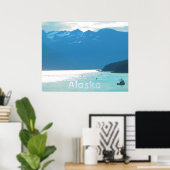 Poster Haines Blue (Bureau à domicile)