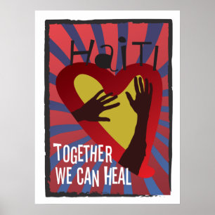 Poster HAÏTI - Ensemble, nous pouvons guérir