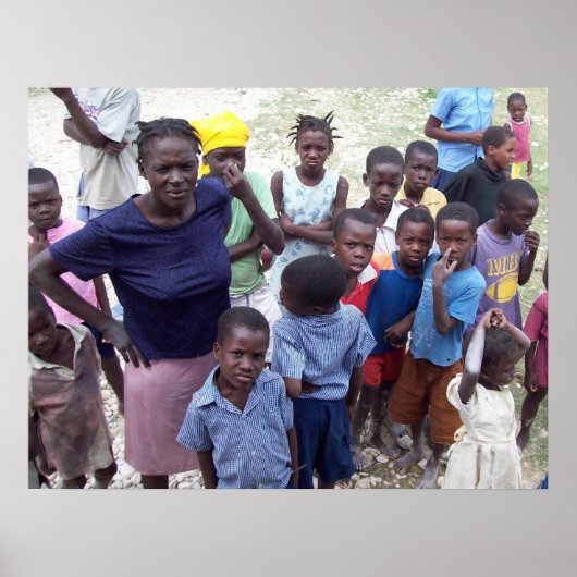 Poster Haïti face à la faim (Devant)
