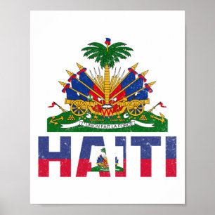 Poster Haïti Indépendance Drapeau haïtien Jour Drapeau ha