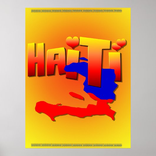 POSTER HAITI LOVE (Devant)