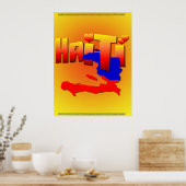 POSTER HAITI LOVE (Cuisine)