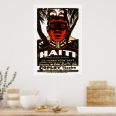 Poster Haïti Napoléon noir 1938 WPA (Cuisine)
