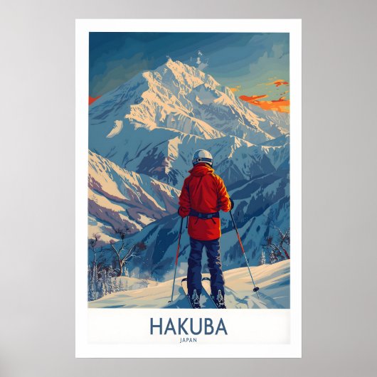 Poster Hakuba Wall Art Print Japan 1 (Devant)
