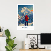Poster Hakuba Wall Art Print Japan 1 (Bureau à domicile)