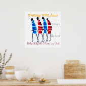 Poster Hakuna Matata Marcher Avec Jésus (Cuisine)