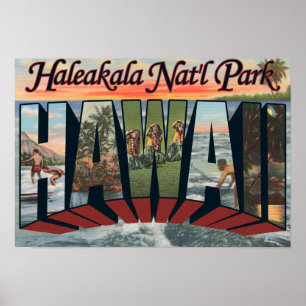 Poster Haleakala Nat'l Park, Hawaii