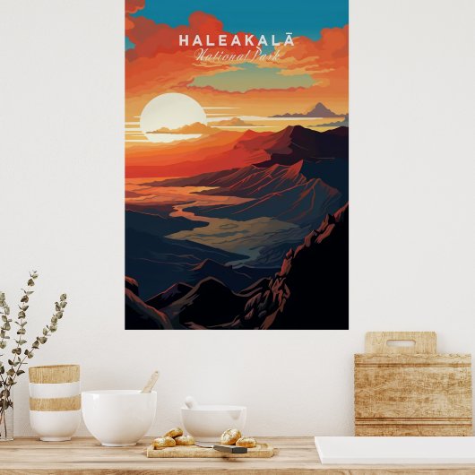 Poster Haleakala Sunrise (Cuisine)