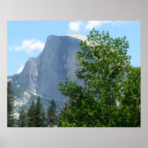 Poster Half Dome en été du parc national de Yosemite
