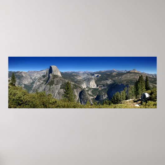 Poster Half Dome Nevada Falls Vernal Falls (II) (Devant)