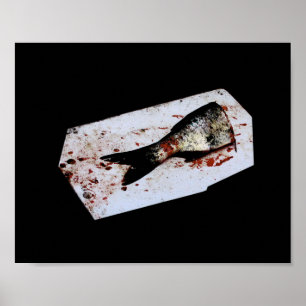 Poster Half Fish
