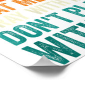 Poster Half Hood Half Holy Means Pray With Me Don't Play (Coin)