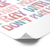 Poster Half Hood Half Holy Means Pray With Me Don't Play  (Coin)