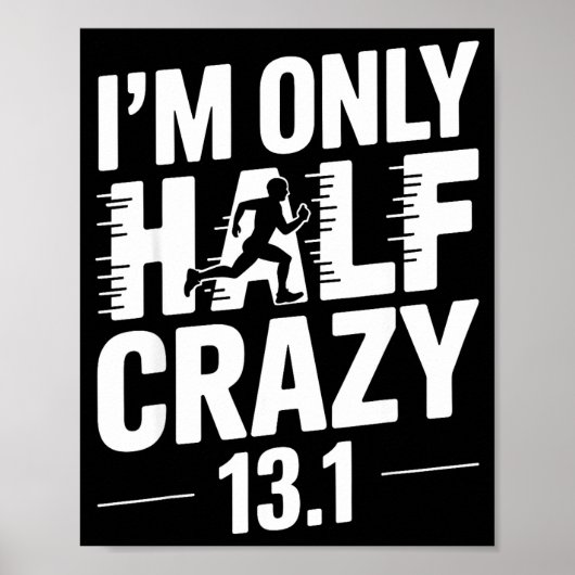 Poster Half Marathon Art For Men Women 13.1 Half Marathon (Devant)