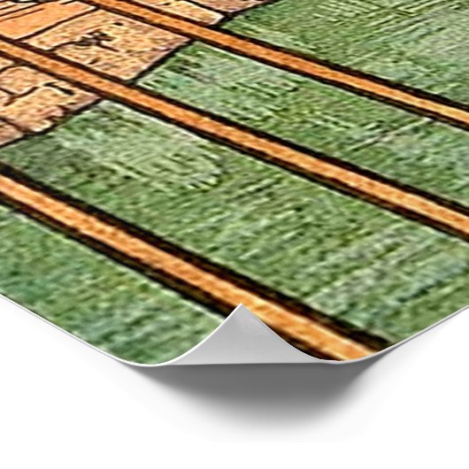 Poster Half Moon Bridge Yoshida Toshi 1941 (Coin)