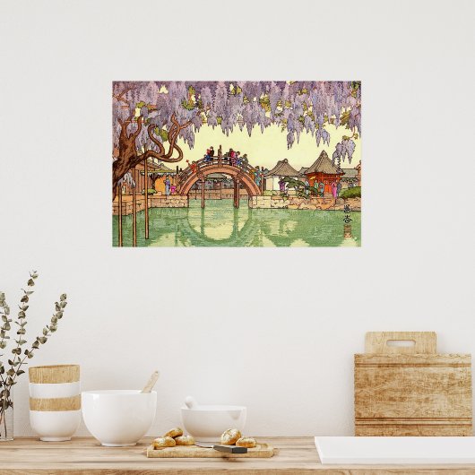 Poster Half Moon Bridge Yoshida Toshi 1941 (Cuisine)