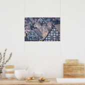 Poster Half-timbered houses in Freudenberg, Germany (Cuisine)