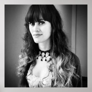 Poster HalfAngel66 noir et blanc