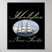 Poster Halifax Nova Scotia Clipper Ship  (Devant)