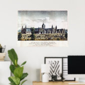 Poster Hall agricole Centenaire Philadelphie 1876 (Bureau à domicile)