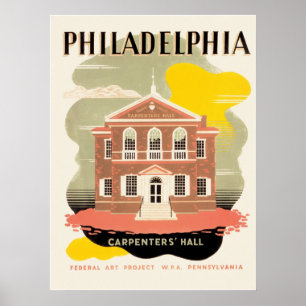 Poster Hall de Philadelphie Carpenter