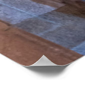 Poster Hall en pierre éclairé par lampe, espagne (Coin)