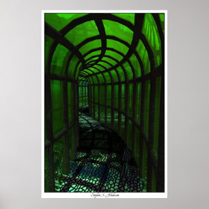 Poster Hall en verre