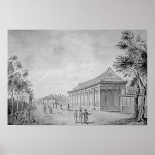 Poster Hall of Audience at the Old Summer Palace,