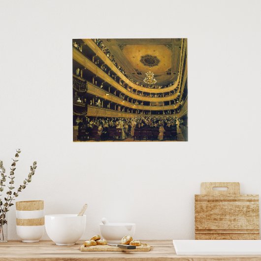 Poster Hall par Gustav Klimt (Cuisine)