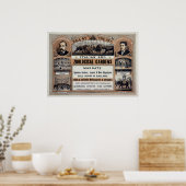 Poster Hall vintage par la mer Publicité (Cuisine)