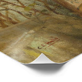 Poster Hallé Female archer chasse dans les bois CC1175 (Coin)