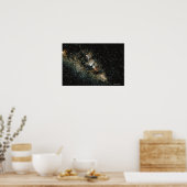 Poster Halleys Comet dans la Voie Lactée (Cuisine)