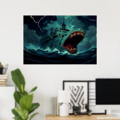 Poster Hallo"uit de afgrond" (Thuiskantoor)