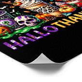 Poster Hallothanksmas Halloween Café Latte Merci (Coin)