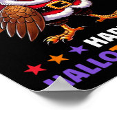 Poster Hallothanksmas Halloween Thanksgiving Noël F (Coin)