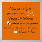 Poster Halloween (Devant)