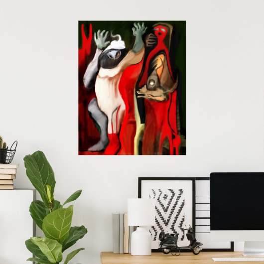 Poster halloween (Bureau à domicile)