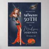 Poster Halloween 50 ème fête d'anniversaire (Devant)