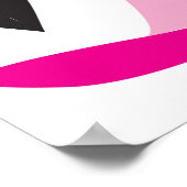 Poster Halloween à la sorcière rose (Coin)