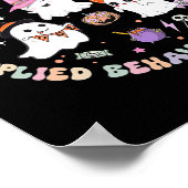 Poster Halloween Aba Bcba Rbt Comportement Analyseur Ghos (Coin)