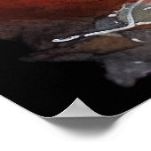 Poster Halloween Airedale Avec Peur Citrouille (Coin)