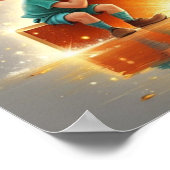 Poster Halloween Alphabet Kids ABC Letter I (Coin)