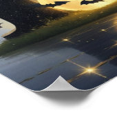 Poster Halloween Alphabet Kids ABC Letter N (Coin)