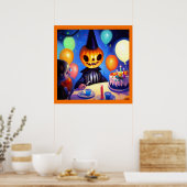 Poster Halloween - Anniversaire 2 (Cuisine)