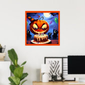 Poster Halloween - Anniversaire 3 (Bureau à domicile)