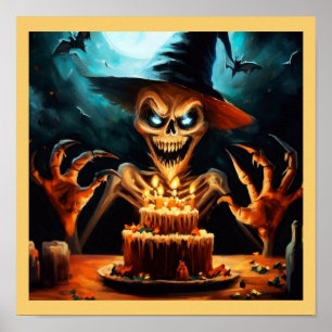 Poster Halloween - Anniversaire 6